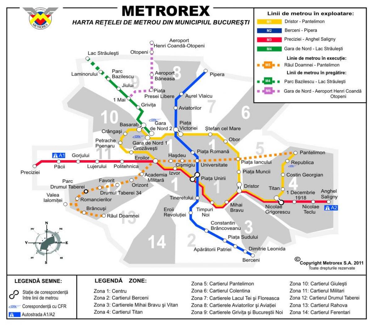 Metrorex haritası 