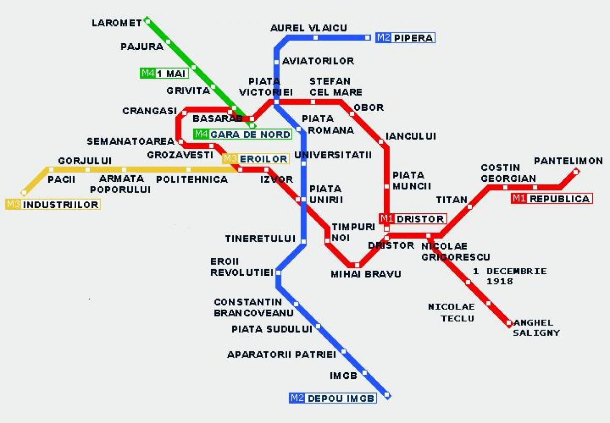 tramvay harita Bükreş