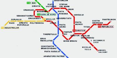 Tramvay harita Bükreş